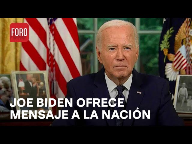 Última Hora: Joe Biden da mensaje después del atentado a Trump