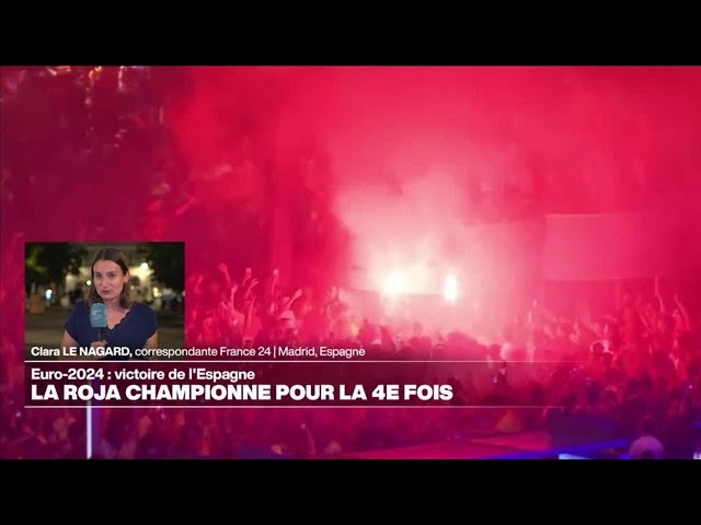 ⁣Euro 2024 : l'Espagne en fête après la victoire de la Roja • FRANCE 24