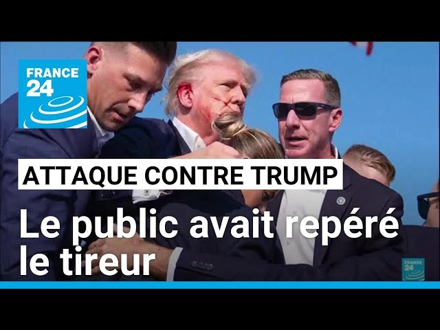 Tentative d'assassinat de Trump: le tireur avait été repéré par le public avant qu'il pass