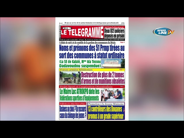 LA REVUE DES TITRES - 15 07 2024 - Romaric Dossa