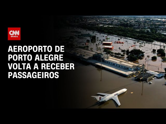 Aeroporto de Porto Alegre volta a receber passageiros | CNN NOVO DIA