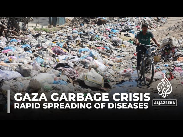 Gaza garbage crisis: Diseases spreading rapidly as waste disposal infrastructure collapses