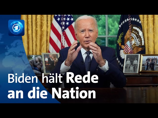 Nach Attentat auf Trump: Biden hält Rede an die Nation