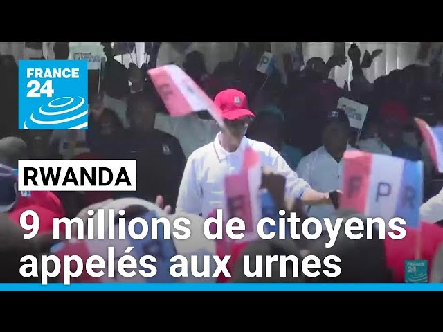 ⁣9 millions de rwandais sont appelés aux urnes pour des élections dominées par Paul Kagamé