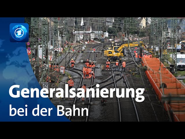 ⁣Zwischen Frankfurt und Mannheim: Bahn startet Generalsanierung