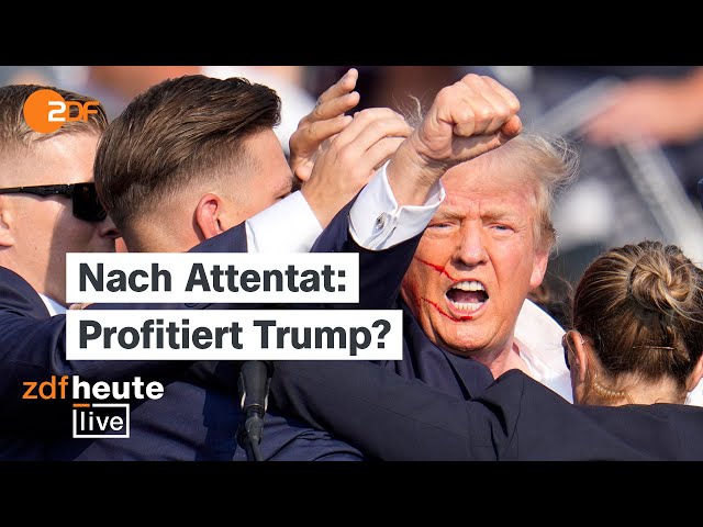 ⁣Nach dem Attentat auf Trump: Wie verändert es den US-Wahlkampf? | Analyse bei ZDFheute live