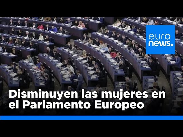 ⁣Disminuyen las mujeres en el Parlamento Europeo por primera vez desde su fundación