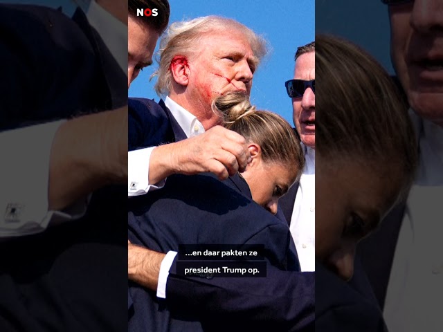 ⁣Deze fotograaf maakte iconische foto van Trump