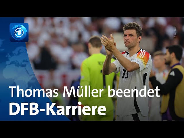 Thomas Müller beendet seine Karriere in der Fußball-Nationalmannschaft