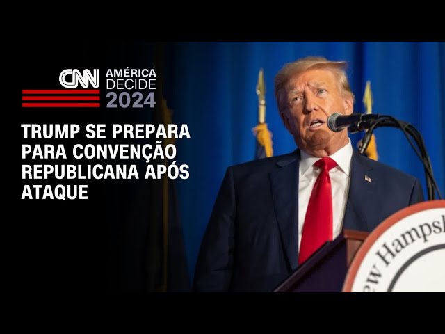 Trump se prepara para Convenção Republicana após ataque | CNN NOVO DIA