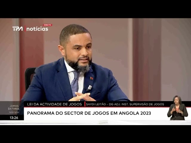 ⁣Lei da actividade de jogos -  Panorama do sector de jogos em Angola