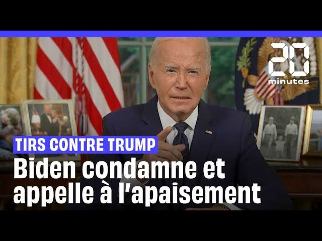 Tentative d'assassinat contre Donald Trump : Biden condamne et appel à l'apaisement