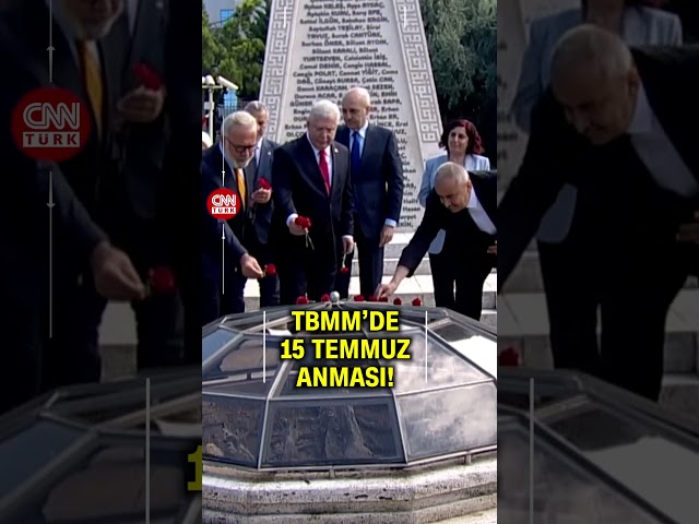 TBMM'de 15 Temmuz Anması! Hain Darbe Teşebbüsünde Meclis De Bombalanmıştı...