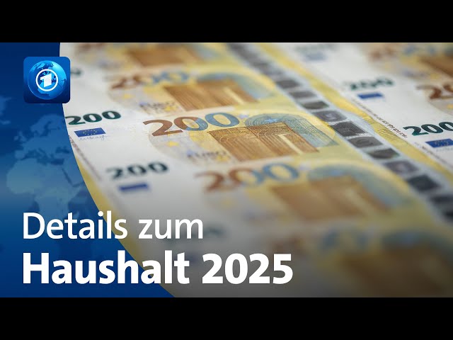 ⁣Etatentwurf für 2025 sieht Neuverschuldung vor