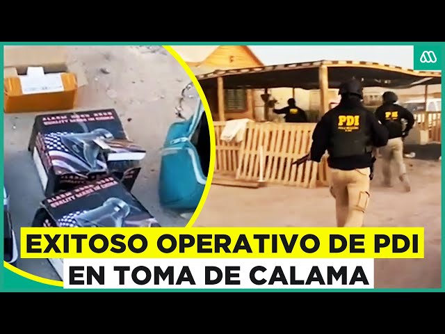 ⁣PDI incauta armas y droga en toma de Calama: El masivo operativo contra crimen organizado