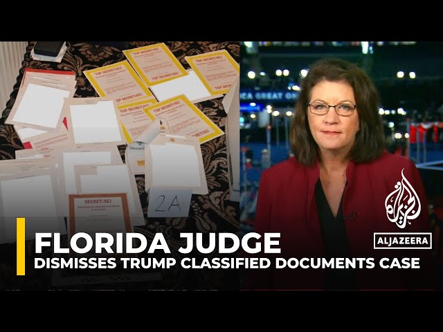 Florida judge dismisses Trump classified documents case