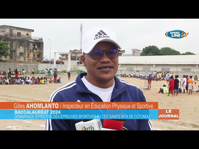 BAC 2024 démarrage effective des épreuves sportives au CEG Sainte Rita de Cotonou