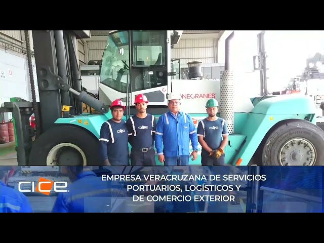 Grupo CICE, empresa veracruzana de servicios portuarios, logísticos y de transporte terrestre.