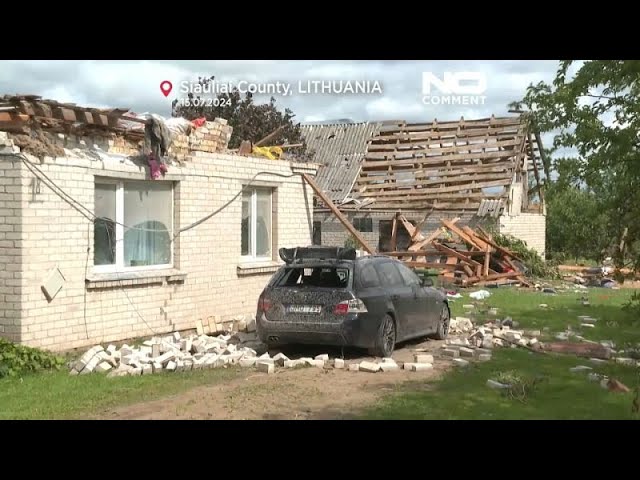 ⁣No Comment : une tornade enregistrée dans le nord de la Lituanie