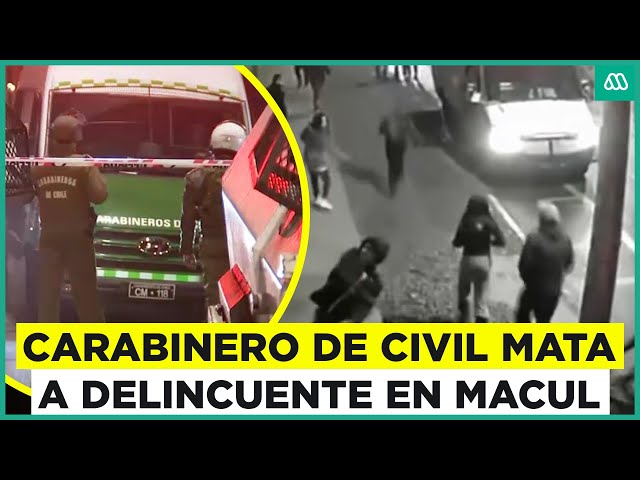 Carabinero mata a delincuente durante encerrona: Turba atacó a funcionarios policiales tras el hecho