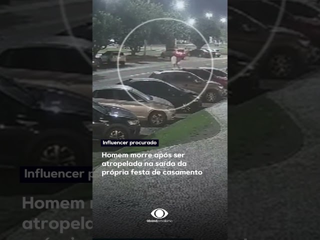 ⁣A polícia do RJ está atrás do homem que atropelou e matou um noivo na saída da festa de casamento