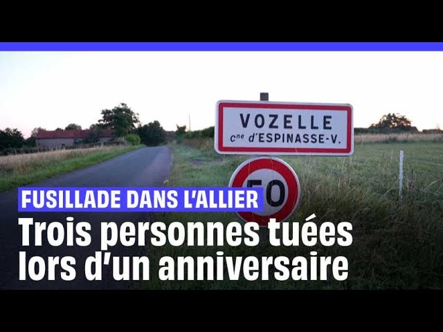 Allier : Un militaire de 57 ans tue trois personnes par arme à feu lors d'un anniversaire