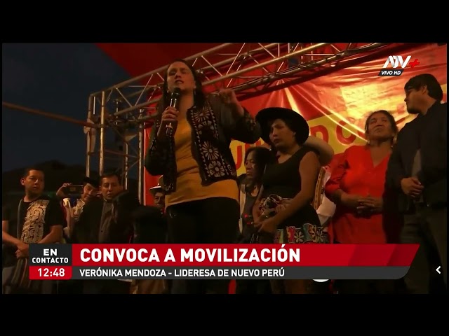 ⁣Verónika Mendoza convoca a movilización: "Si nadie gobierna arriba, el pueblo se gobierna abajo