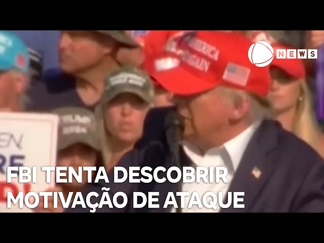 ⁣FBI tenta descobrir motivação de ataque ao ex-presidente Donald Trump