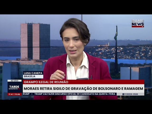 Moraes retira sigilo de áudio de Bolsonaro e General Heleno sobre rachadinha