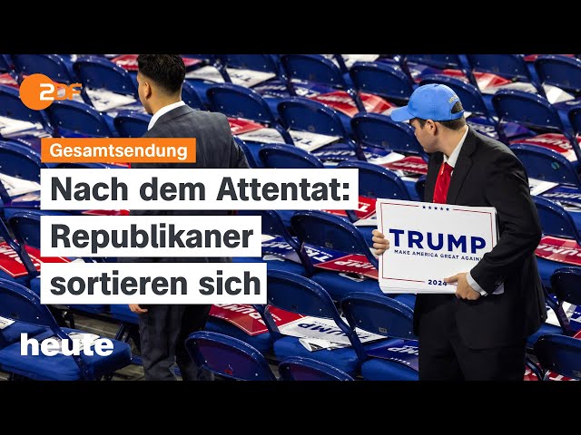 ⁣heute 19:00 Uhr vom 15.07.2024: Reaktionen nach Trump-Attentat, Spanien feiert EM-Sieg