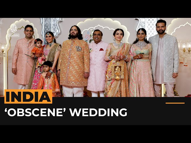 Star-studded Ambani wedding highlights India’s rich vs poor divide | Al Jazeera Newsfeed