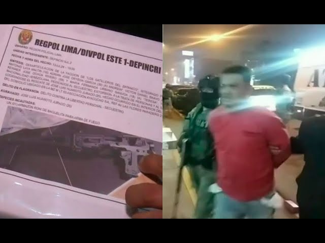 Banda criminal de extranjeros modificaba pistolas en subfusiles para extorsionar