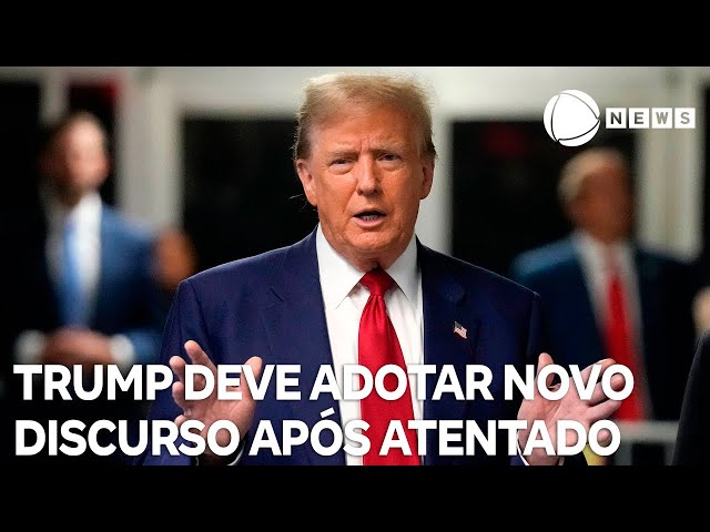 Trump deve adotar novo discurso após atentado