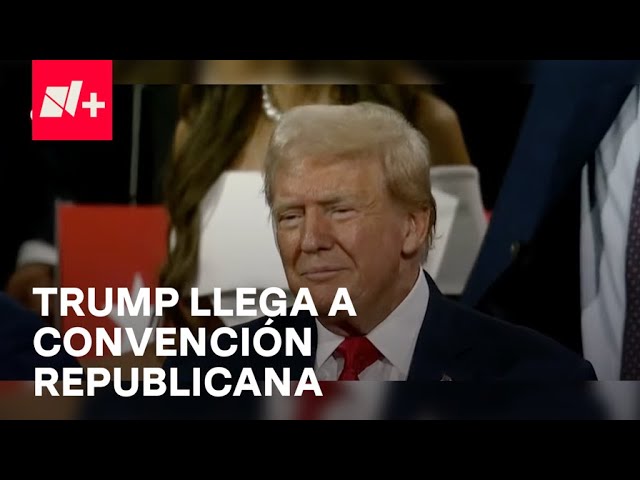 Donald Trump llega a Convención Republicana