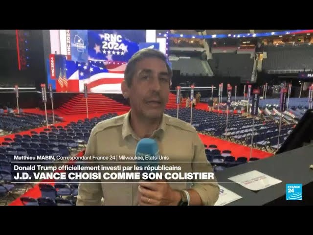 Donald Trump ovationné à la convention républicaine • FRANCE 24