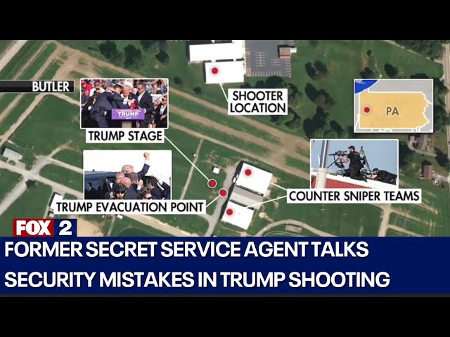 ⁣Former Secret Service agent talks about Trump assassination attempt