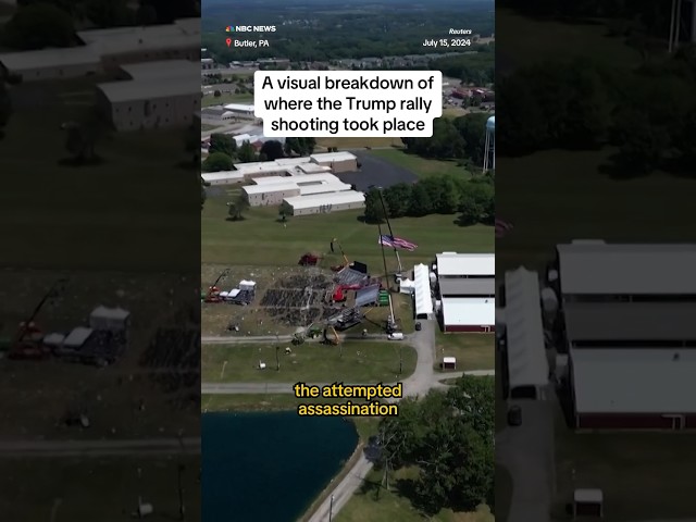 A visual breakdown of where the Trump rally shooting took place