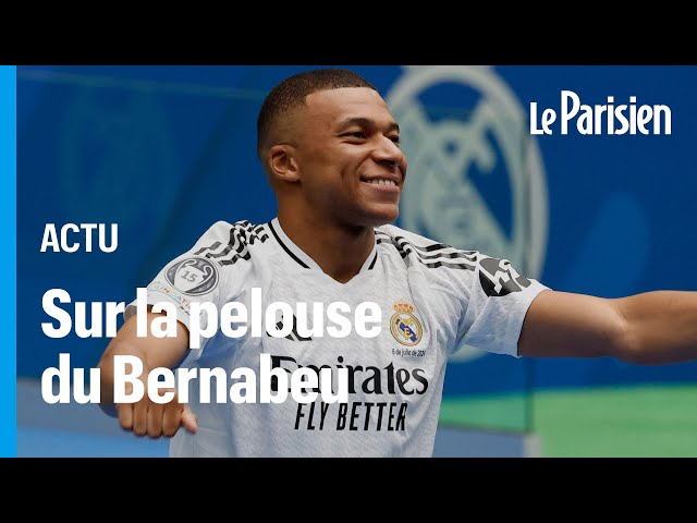 Les premiers pas de Mbappé avec le maillot du Real Madrid