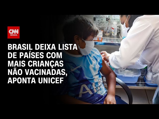 Brasil deixa lista de países com mais crianças não vacinadas, aponta Unicef | CNN NOVO DIA