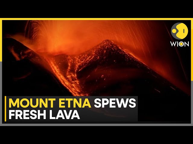⁣Fresh Lava comes out from Mount Etna's 'voragine' crater | Latest English News | WION