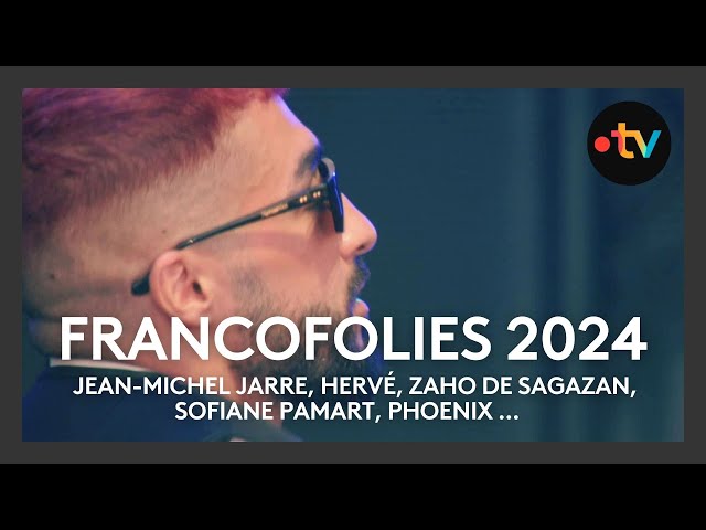 ⁣Francofolies 2024 - Jean-Michel Jarre, Hervé, Zaho de Sagazan, Sofiane Pamart, Phoenix