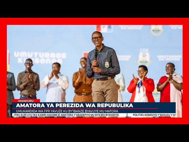 ⁣Perezida Kagame ashima Abanyarwanda muri rusange bamugiriye ikizere, bakamutora