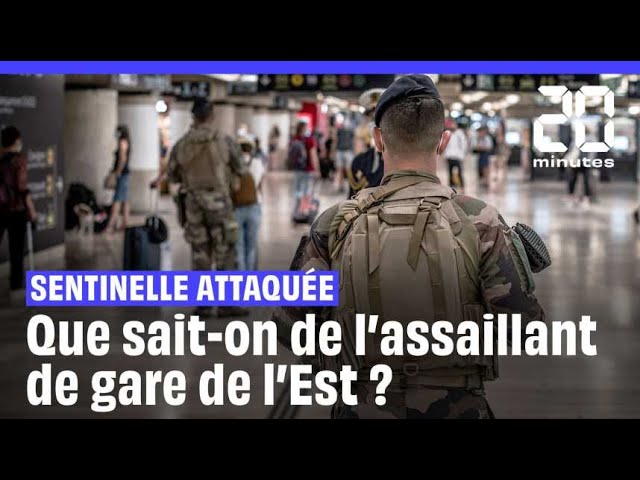 Sentinelle attaquée au couteau : que sait-on de l'attaquant de la gare de l'Est ? #SHORTS