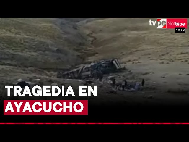 Accidente en Ayacucho: reportan varios muertos tras caída de bus en vía Los Libertadores