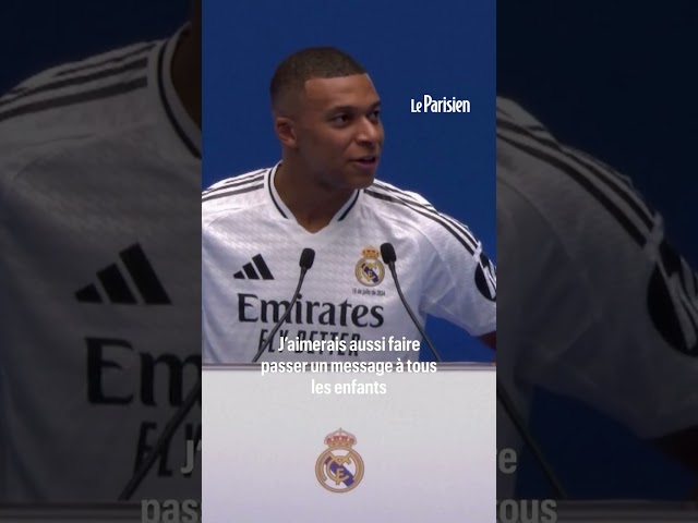 « Je vais donner ma vie pour ce club », lance Kylian Mbappé devant le Bernabéu plein à craquer