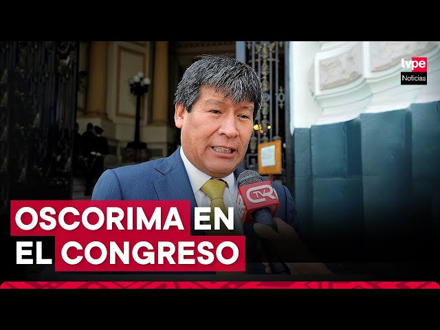 Wilfredo Oscorima no respondió ante Comisión de Fiscalización del Congreso