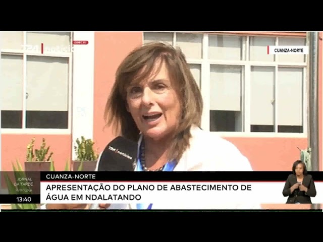 ⁣Cuanza-Norte: Apresentação do plano de abastecimento de água em Ndalatando