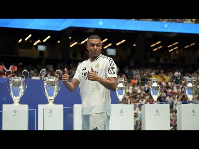 Kylian Mbappé officiellement présenté comme joueur du Real Madrid