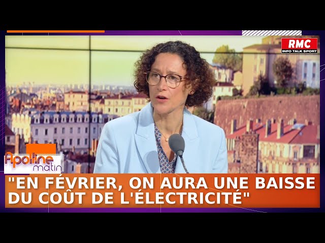 ⁣Prix de l'électricité : "On aura une baisse du coût de l'électricité sur les tarifs r