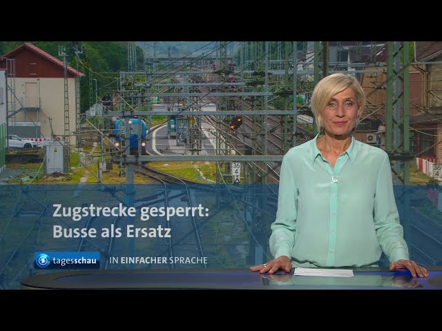 tagesschau in Einfacher Sprache 19:00 Uhr, 16.07.2024